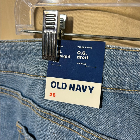NWT Old Navy OG High Rise Straight Jeans - Picture 7 of 12